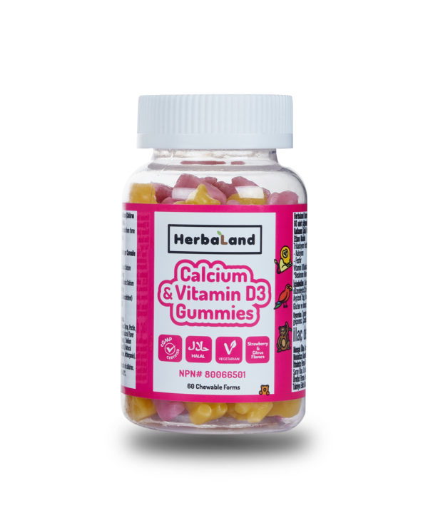 Herbaland Gummies Kalsiyum ve Vitamin D3