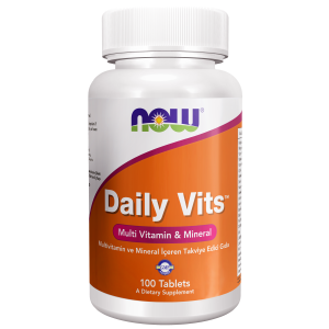 Now Daily Vits Multivitamin and Mineral / Multivitamin ve Mineral İçeren Takviye Edici Gıda