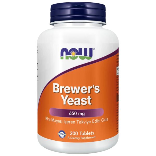 Now Brewer's Yeast / Bira Mayası İçeren Takviye Edici Gıda (200 Tablet)